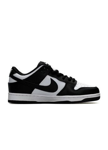 Чорні Осінні кросівки чоловічі nike sb dunk low retro white black v2 найк сб данк No Brand