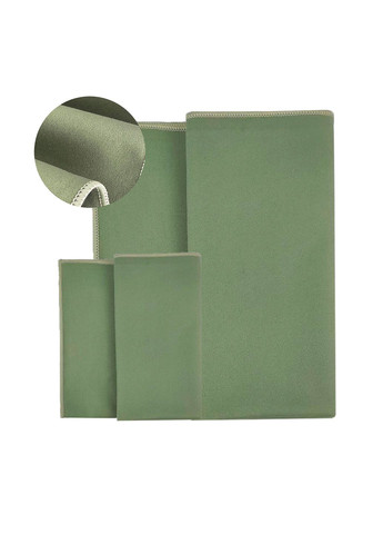 Набор полотенец SPORT 2шт 50х90 и 70х140 хаки Love You однотонный хаки