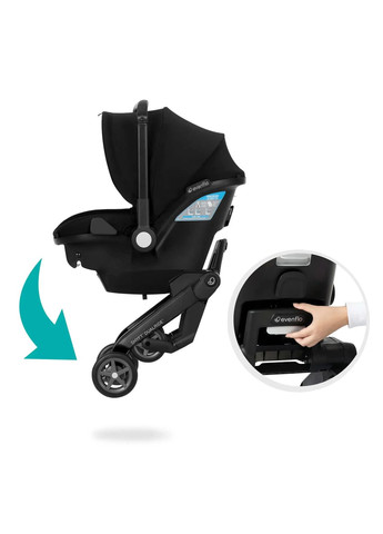 Автокрісло Shyft SensoreSafe DualRide Beaufort Black () Evenflo 032884203376 (328393550)