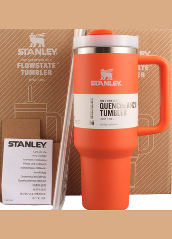 Термос термочашка Quencher H2.0 Tumbler з нержавіючої сталі 1,18 л Tigerlily KT6007819 Stanley (315833245)