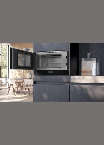 Вбудована мікрохвильова піч BE732R1B1 21 л чорна Siemens (364760835)