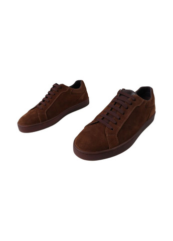 Коричневі кеди чоловічі коричневі натуральна замша Clemento 126-25DTS