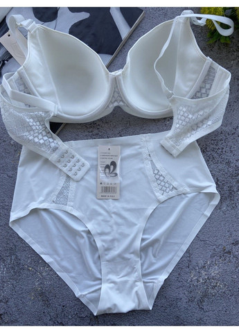 Белый белый комплект женского нижнего белья на чашку d Weiyesi