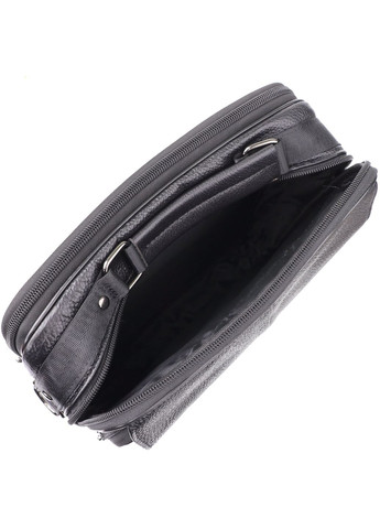 Сумка планшет через плечо мужская из натуральной кожи для телефона и для документов средняя Черный 38355 Vintage (355245260)