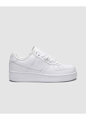 КРОССОВКИ ЖЕНСКИЕ NIKE AIR FORCE 1 LOW WHITE НАЙК АИР ФОРС 1 БЕЛЫЕ No Brand белые демисезоны (391961196)