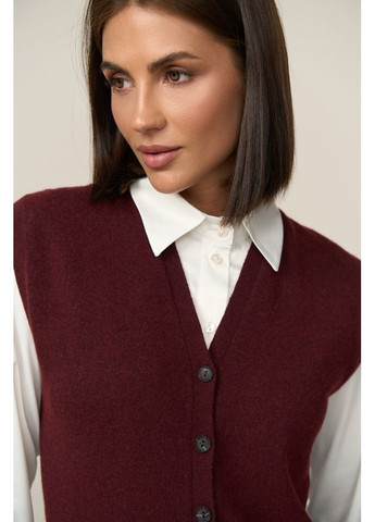 Жіночий теплий жилет із вовняної пряжі (2832) Triko Bakh (360919746)