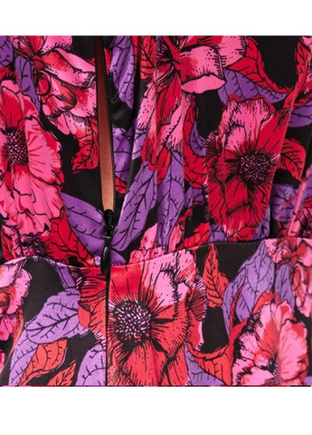 Красное платье Esmara с цветочным принтом