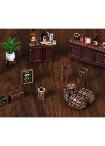 Румбокс Кутова таверня Corner Tavern DIY Mini House Kit Roombox AW03-001 No Brand (362574476)