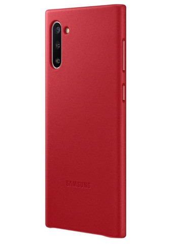 Чохол-накладка Leather Cover для Galaxy Note 10 SM-N970 Red (EF-VN970LREGRU) Samsung (370614839)