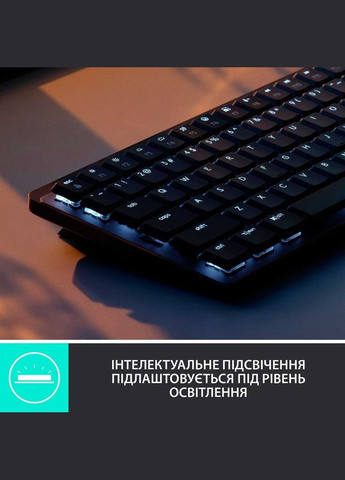 Клавиатура беспроводная MX Mechanical Mini Bluetooth Illuminated Graphite (920-010782) Logitech (336955139)