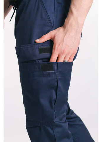 Синие спортивные, кэжуал демисезонные брюки Intruder