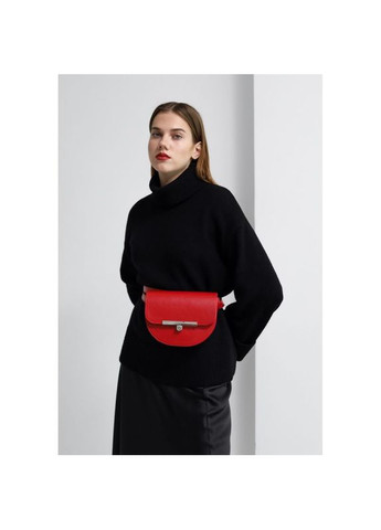 Поясная сумка женская кожаная через плечо Bridget красная The Wings (302008452)