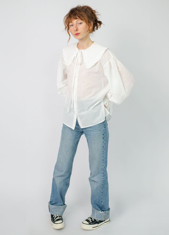 Белая блуза с воротником BeART Блуза