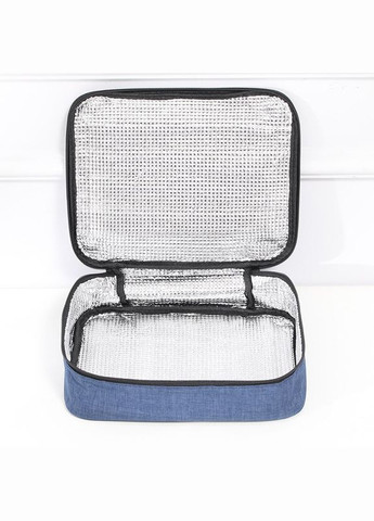 Плоска термосумка для ланчу 32×26×7 см Slim XL, сіра More (299715981)