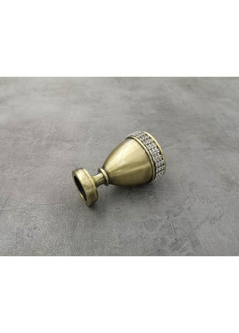 Карниз Етернія гладка штанга одинарний відкритий 25 мм 400 см Антик Quadrum (352782515)