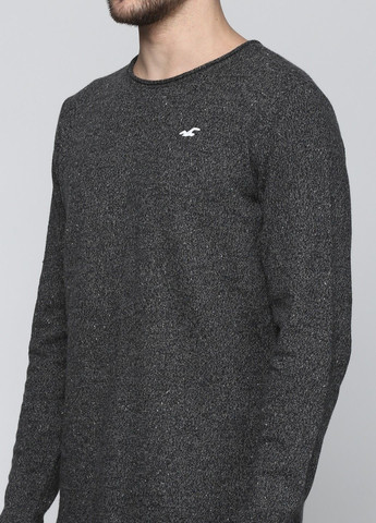 Темно-серый демисезонный свитер мужской - свитер hc3321m Hollister
