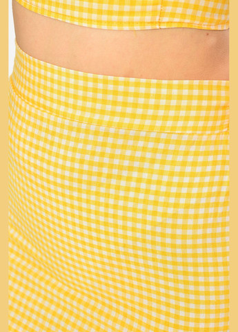 Костюм женский желтого цвета с принтом Let's Shop (335011463)