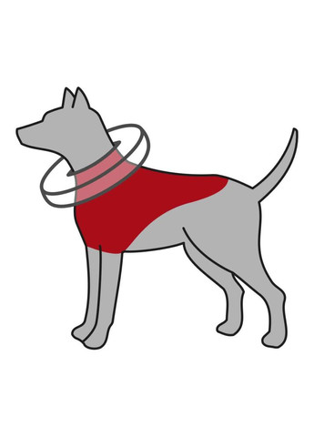 Защитный воротник надувной для собак M–L 45–57 см х 11 см синий Trixie (362703150)