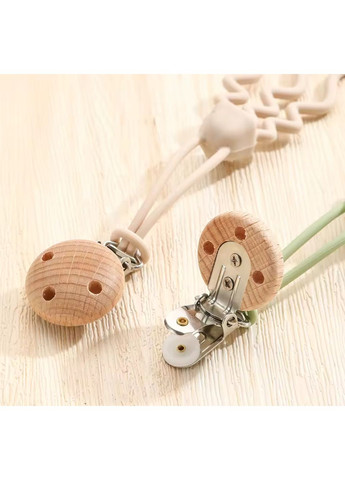 Силиконовый держатель-стропа для бутылочки, пустышки, игрушек+клипса в комплекте No Brand (361248452)