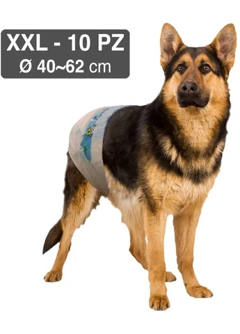 Подгузники для собак 4062 см Dog nappy XXL 10 шт/уп (8023222169999) Croci (307310938)