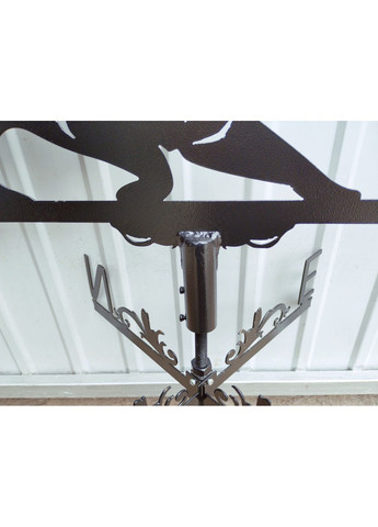 Флюгер Кіт, Кішка з мишкою, флюгер на дах з металу 2 мм. No Brand (368896729)