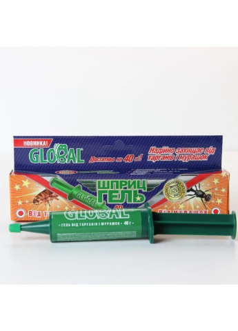Гель "Global" від тарганів та мурах, 40 г No Brand (381925984)