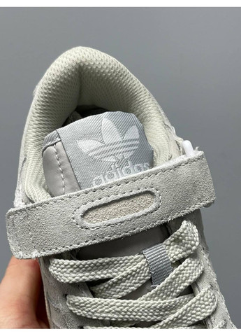 Сірі Осінні кросівки чоловічі adidas forum 84 low grey premium адідас форум 84 No Brand