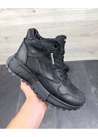 Чоловічі шкіряні зимові черевики No Brand (363555178)