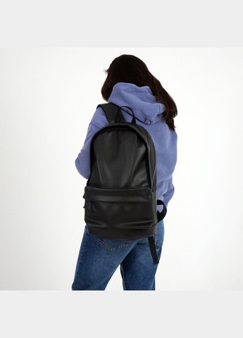 Женский повседневный рюкзак Black в экокожи ToBeYou city (284725585)