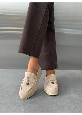 Жіночі лофери на кожен день (бежеві) | бежеві (355796218)