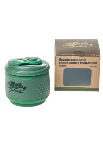 Чашка туристическая силиконовая с крышкой 350 мл Sand (UTRC-082-sand) Tramp силіконова з кришкою 350 мл Sand (370018003)