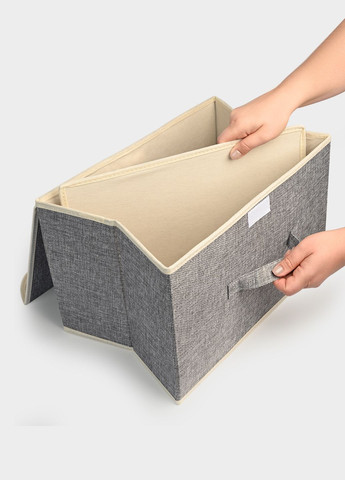 Ящик для зберігання з кришкою 38х25х25 см MVM (304266698)