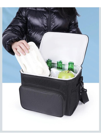 Термосумка ThermoPop 10 л - водонепроникна, з багатошаровою ізоляцією, 22×26×18 см, рожева More (365302547)