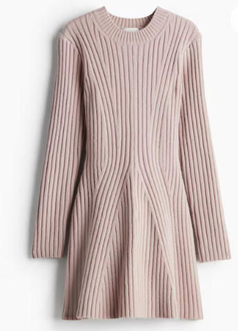 Рожева повсякденний сукня H&M в смужку