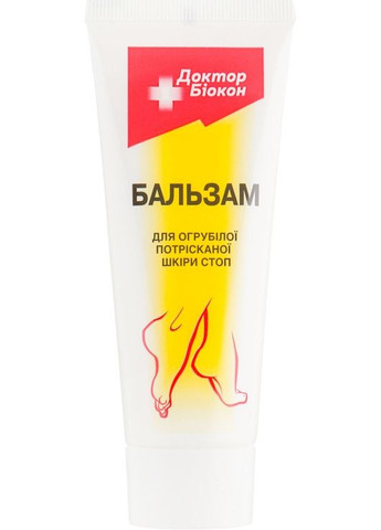 Бальзам для грубой потрескавшейся кожи стоп Доктор 75g (83593-58711) Биокон (368612622)