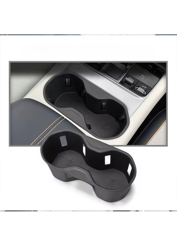 Автомобильный подстаканник для авто BYD Song Plus EV Black держатель силиконовый нескользящий 8шт Lesko (356500257)
