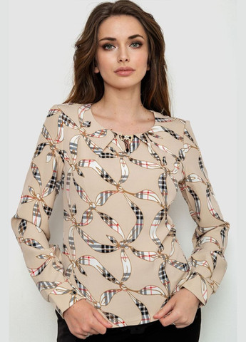 Бежева блуза жіноча шифонова Ager 186R198