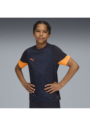 Синя демісезонна футболка individualcup football jersey youth Puma