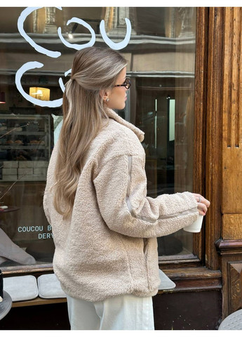 Шубка трендовая мех барашек,подклад стеганый 100 синтепон,оверсайз Україна (366962333)