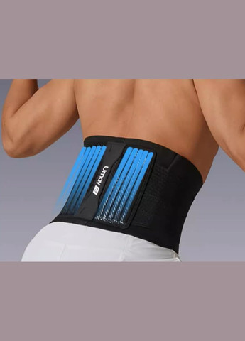 Бандаж для спини чорний, розмір M, талія 74-94 см Umay (308845159)