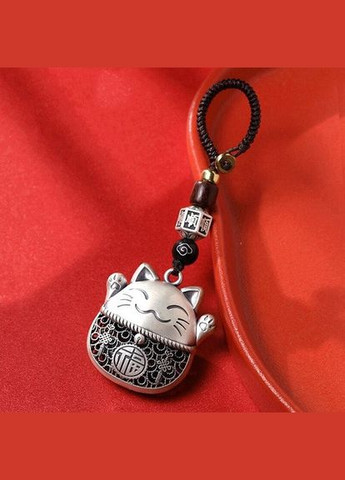 Креативный винтажный латунный кулонбрелок подвеска Счастливый кот No Brand (292867248)