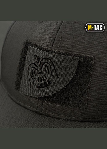 Нашивка Знамя Ворона сквозная Laser Cut Black M-TAC (315047657)