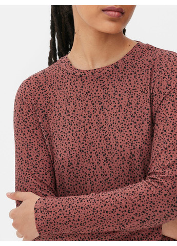 Терракотовое платье макси демисезон,терракотовый в узоры, Primark