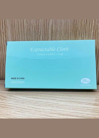 Набор многоразовых кухонных салфеток из микрофибры в пачке 20*20 см 10 шт голубые (NR0222_3) No Brand (315885374)