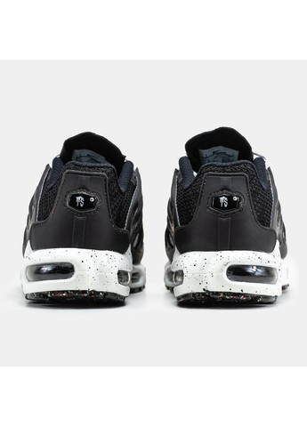 Чорні Осінні кросівки чоловічі nike air max tn terrascape black white найк аір макс тн плюс No Brand