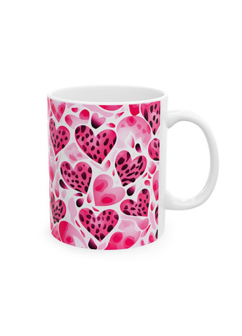 Керамічна чашка з дизайном "Палітра сердець" - 37 No Brand (368671428)