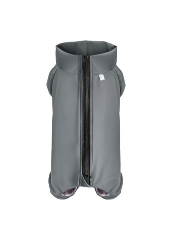Дождевик для собак Clothes, водонепроницаемый, В 47-51 см, С 35-39 см, серый WAUDOG (365874260)