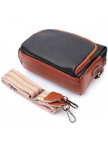 Молодіжна жіноча шкіряна сумка через плече 22588 Vintage (298793342)