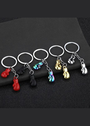 Брелок на ключі боксерські рукавички GDragon Home для автомомбіля на рюкзак сумку телефон в машину з металу Чорний 99_5_0_1 No Brand (316226438)