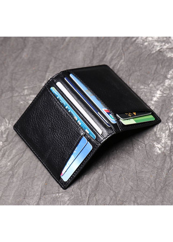 Шкіряна правниця для паспорта та ID картки з натуральної шкіри чорна обкладинка для документів візитниця ProDobro (363221951)